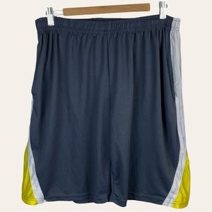 Vintage Performance Pro Drawstring Satin Workout Basketball Gym Sleep Shorts XL